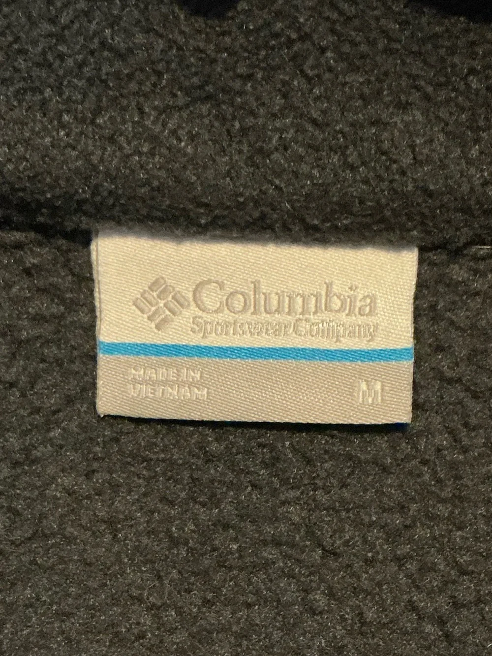 Columbia Black Fleece Sleeveless Vest